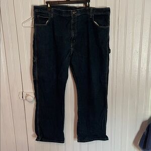Dickies Men's Dark Blue Relaxed Jeans 40x30
